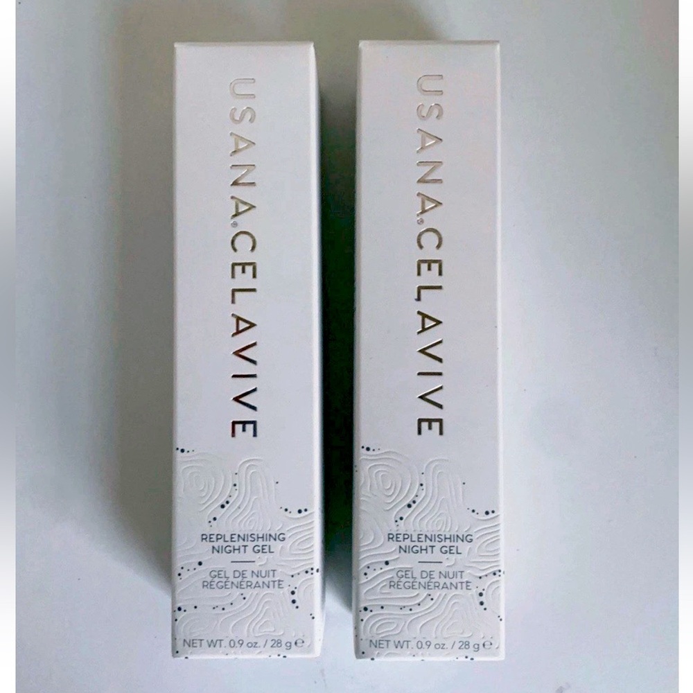 Usana Celavive Replenishing Night Gel lot of 2 boxes